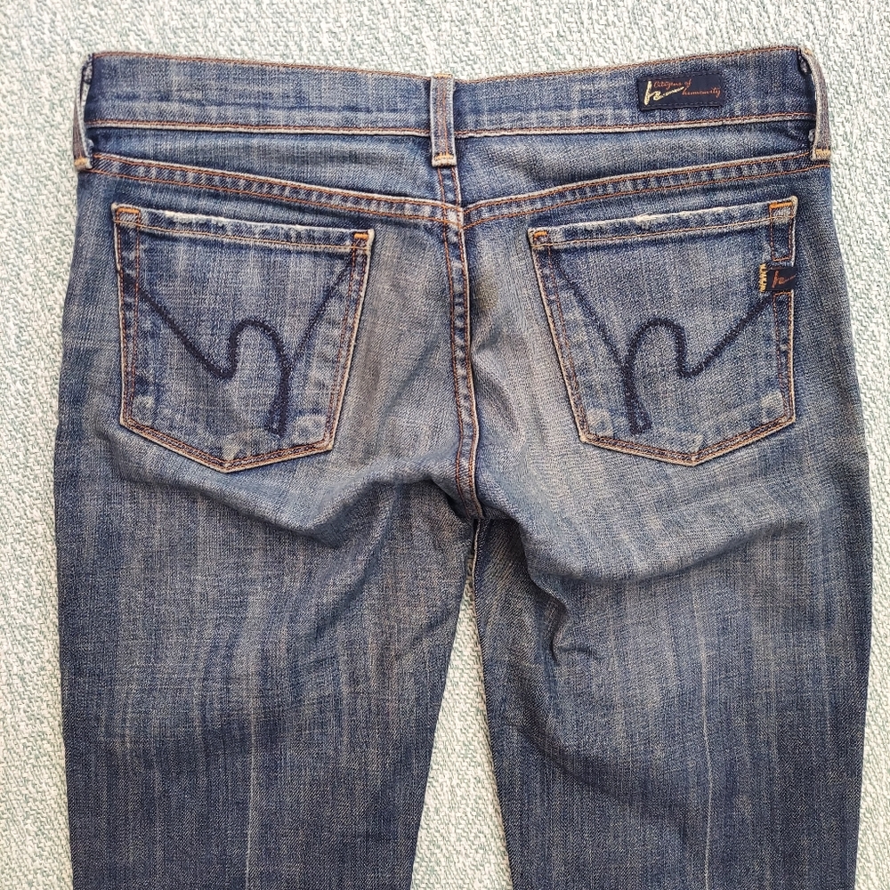 Citizens of Humanity Kelly Stretch Boot Cut Jeans, sz 27 - Picture 3 of 10